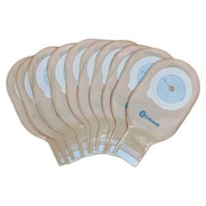 One piece Colostomy bag, skin colour